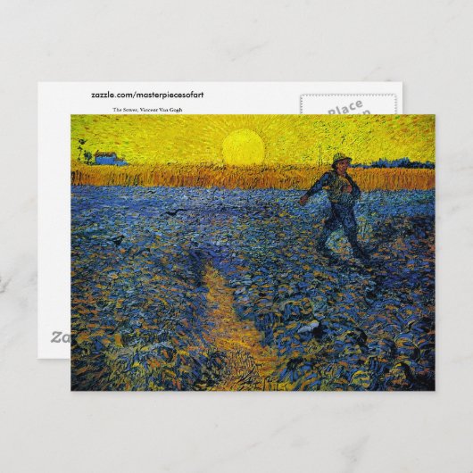 Carte Postale Le Sower (F422) Van Gogh Fine Art (Devant / Derrière)