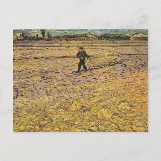 Carte Postale Le Sower, Vincent van Gogh (Devant)