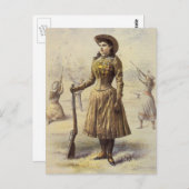 Carte Postale Le spectacle du Far West de Buffalo Bill avec Anni (Devant / Derrière)