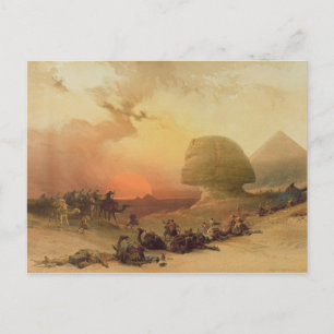 Carte Postale Le Sphinx à Giza