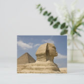 Carte Postale Le Sphinx, Giza, Al Jizah, Egypte (Debout devant)