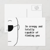 Carte Postale Le Stalker (Devant / Derrière)