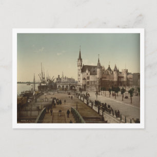 Carte Postale Le Steen, Anvers, Belgique