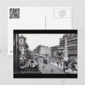 Carte Postale Le Strand, Londres Angleterre Vintage (Devant / Derrière)