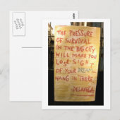 Carte Postale Le street art de La Vega (Devant / Derrière)