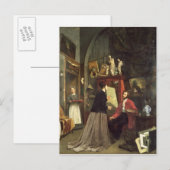 Carte Postale Le Studio de l'artiste (Devant / Derrière)