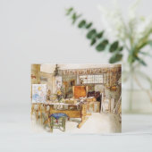 Carte Postale Le Studio de l'artiste (Debout devant)