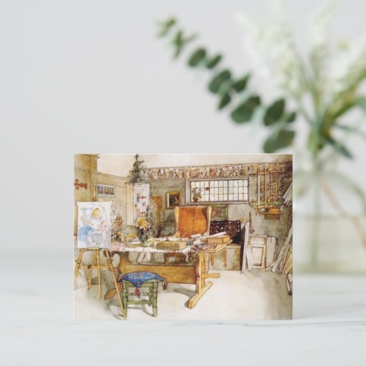 Carte Postale Le Studio de l'artiste (Debout devant)