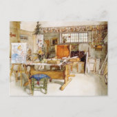 Carte Postale Le Studio de l'artiste (Devant)