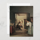 Carte Postale Le Studio des Ingres à Rome, 1818 (Devant / Derrière)