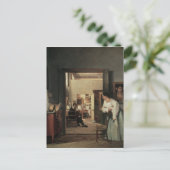 Carte Postale Le Studio des Ingres à Rome, 1818 (Debout devant)