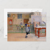 Carte Postale Le Studio Sunborn de Carl Larsson (Devant / Derrière)