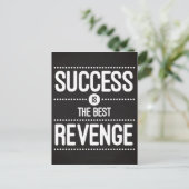 Carte Postale Le succès est la meilleure citation de vengeance (Debout devant)
