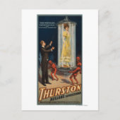 Carte Postale Le successeur de Thurston Kellar - Une femme dans (Devant)