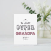 Carte Postale Le super papy authentique (Debout devant)