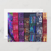 Carte Postale Le superbe design guatémaltèque (Devant / Derrière)