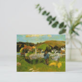 Carte Postale Le Swineherd, Bretagne par Paul Gauguin (Debout devant)
