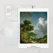 Carte Postale Le Swing De Jean-Honore Fragonard (Devant / Derrière)