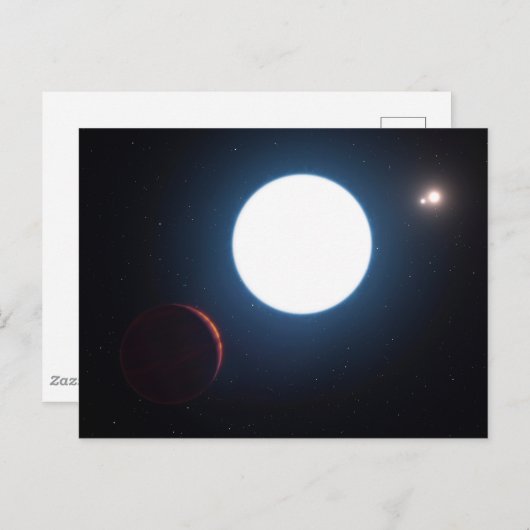 Carte Postale Le système d'étoiles triple HD 131399 (Devant / Derrière)