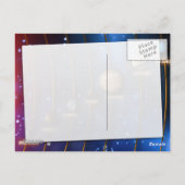 Carte Postale Le système solaire (Dos)