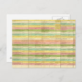 Carte Postale Le tableau compare les Constitutions des États-Uni (Devant / Derrière)