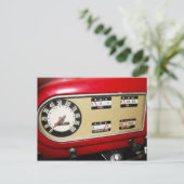 Carte Postale le tableau de bord et les mesures du camion (Debout devant)