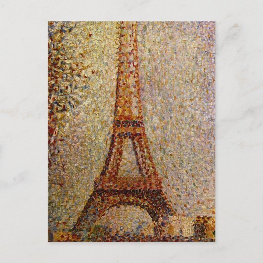 Carte Postale Le tableau de Georges Seurat : La Tour Eiffel (188 (Devant)