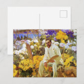 Carte Postale le tableau de Joaquin Sorolla représentant Louis C (Devant / Derrière)
