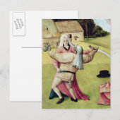 Carte Postale Le tableau des sept péchés mortels (Devant / Derrière)