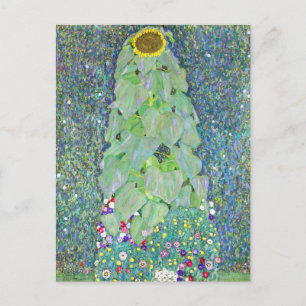 Carte Postale Le tableau des tournesols de Gustav Klimt