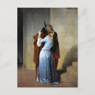 Carte Postale Le tableau Kiss de Francesco Hayez