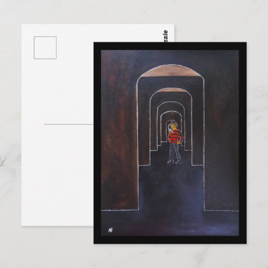 Carte Postale Le tableau The Dream Stalker par Alfred Fox (Devant / Derrière)