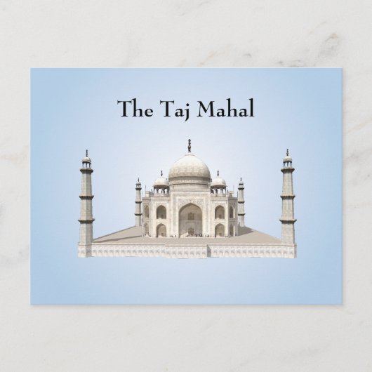 Carte postale : Le Taj Mahal (Devant)