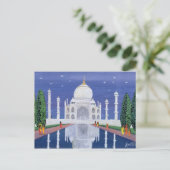 Carte Postale Le Taj Mahal 1995 (Debout devant)