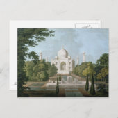 Carte Postale Le Taj Mahal, Agra, du jardin (Devant / Derrière)