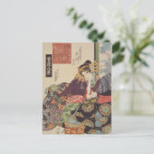 Carte Postale Le Tamagawa courtois de la Maison Maruebiya (Debout devant)