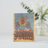 Carte Postale Le tapis volant (Debout devant)