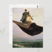 Carte Postale Le Tapis Volant par Viktor Vasnetsov (1880) (Devant / Derrière)