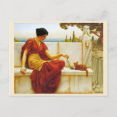 Carte Postale Le taquinage de John William Godward (Devant)