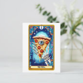 Carte Postale Le Tarot Drôle de Pizza Caed (Debout devant)