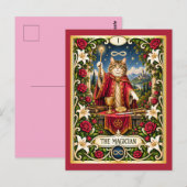Carte Postale Le Tarot du Chat Magicien - Puissance et Potentiel (Devant / Derrière)