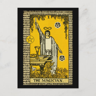 Carte Postale Le Tarot magicien