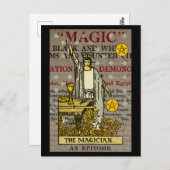 Carte Postale Le Tarot magicien (Devant / Derrière)