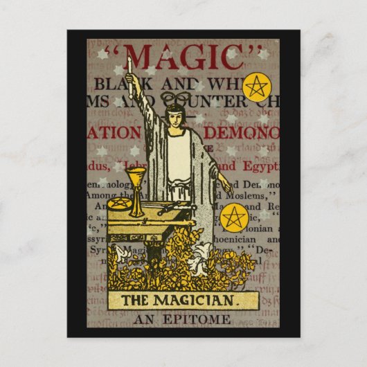 Carte Postale Le Tarot magicien (Devant)