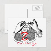 Carte Postale Le téléphone est sur Knit Thunder_Cove (Devant / Derrière)