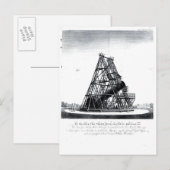Carte Postale Le télescope à 40 pieds de William Herschel (Devant / Derrière)