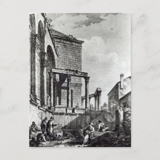 Carte Postale Le temple de Jupiter dans le palais de (Devant)