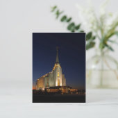 Carte Postale Le temple de Rexburg LDS (Debout devant)