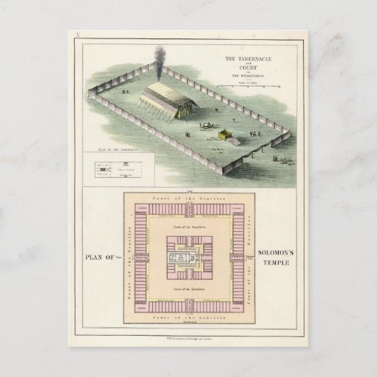 Carte Postale Le Temple de Salomon (Devant)