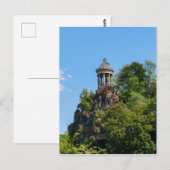 Carte Postale Le temple Sibylle dans le Parc des Buttes Chaumont (Devant / Derrière)